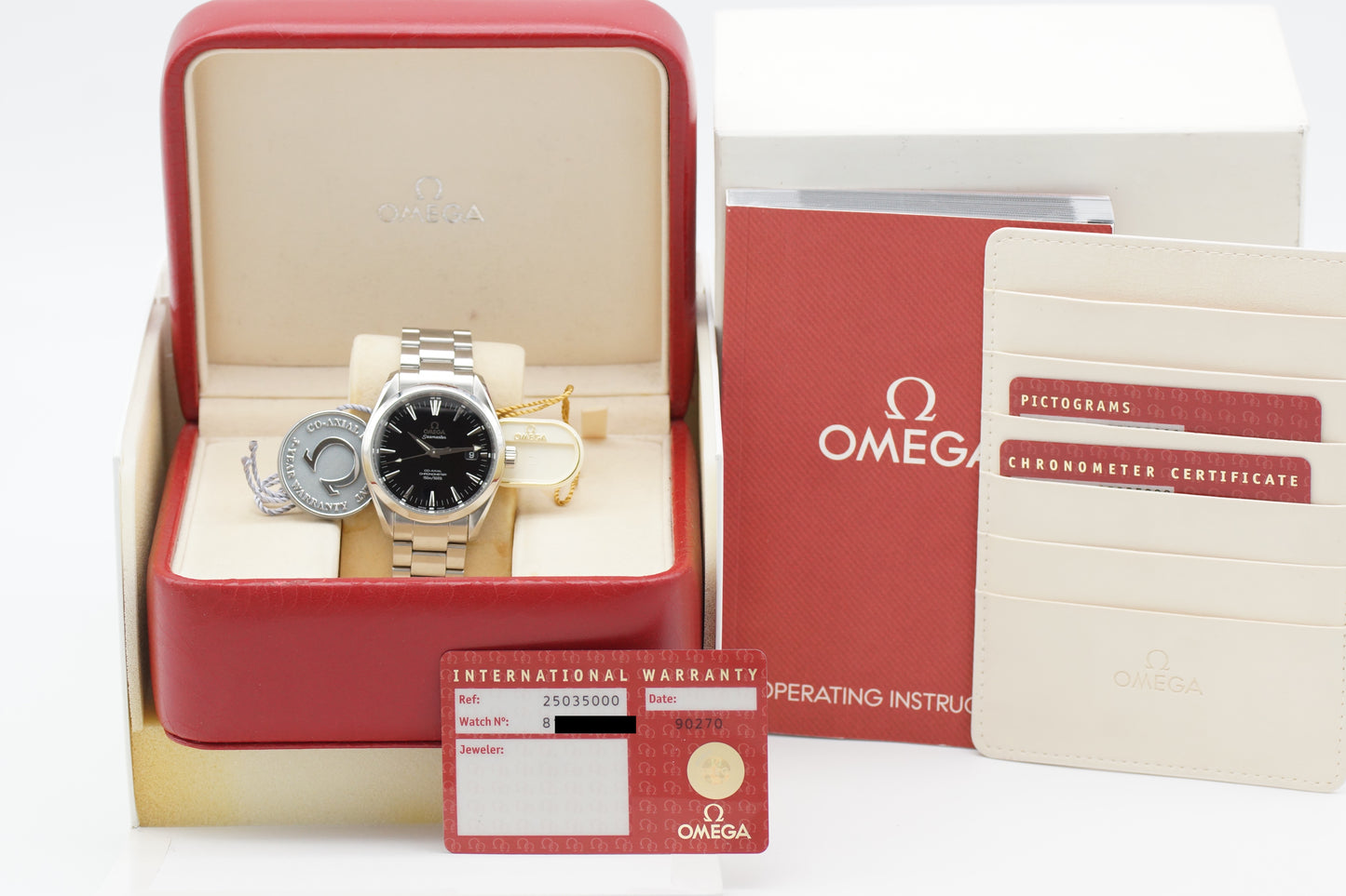 Omega Seamaster Aqua Terra Co-Axial 2503.50 Schwarz 39mm 2008