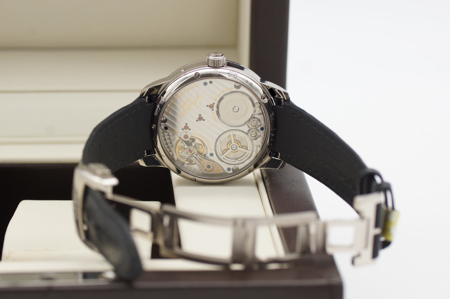Glashütte Original Senator Chronometer 18K Weißgold Full-Set 2016 DE