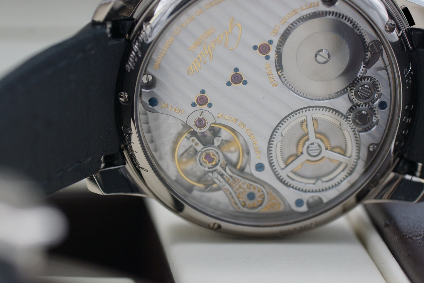 Glashütte Original Senator Chronometer 18K Weißgold Full-Set 2016 DE