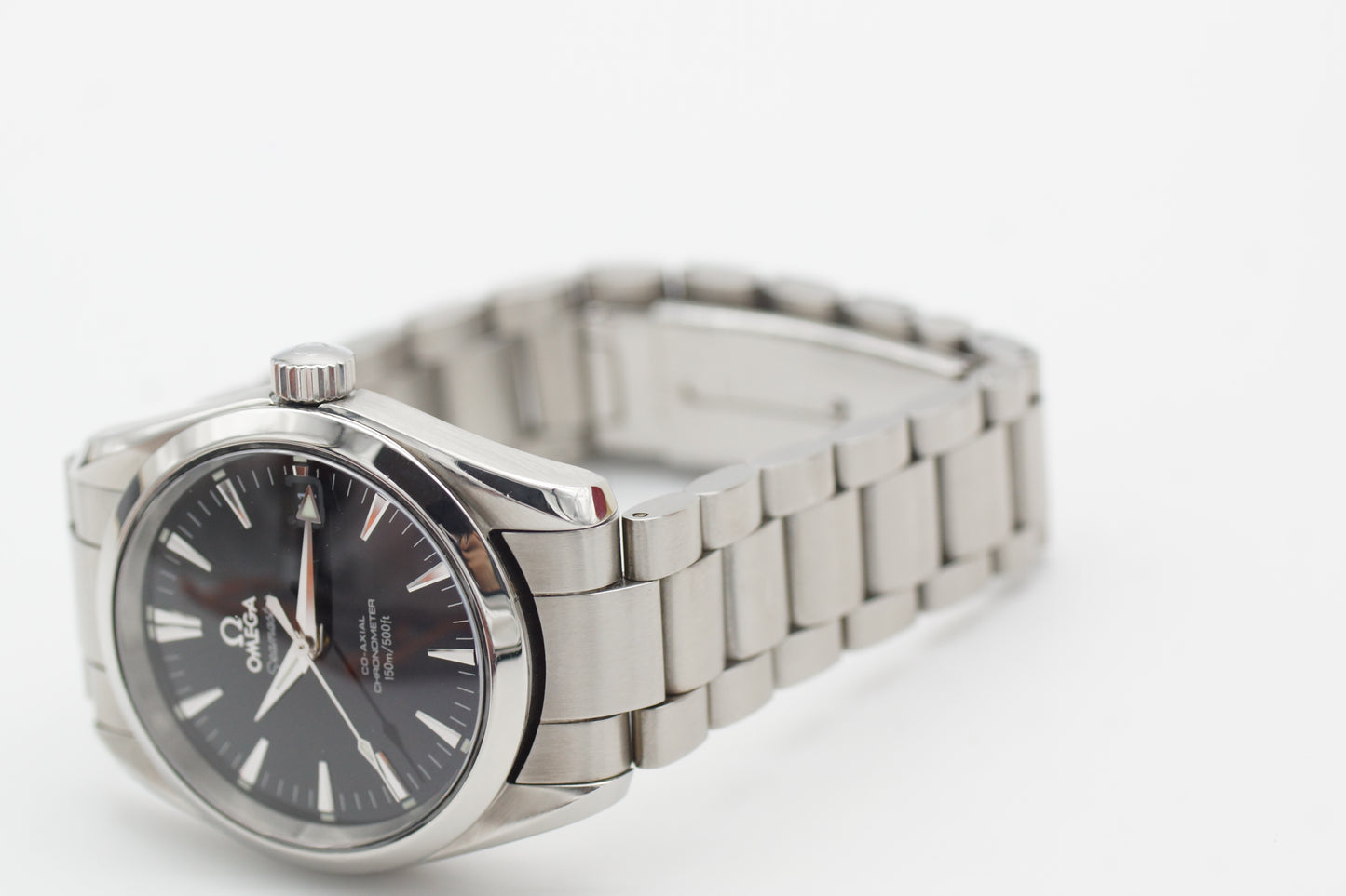 Omega Seamaster Aqua Terra Co-Axial 2504.50 Schwarz Full-Set 2003