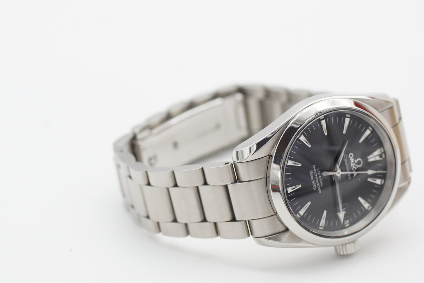 Omega Seamaster Aqua Terra Co-Axial 2504.50 Schwarz Full-Set 2003