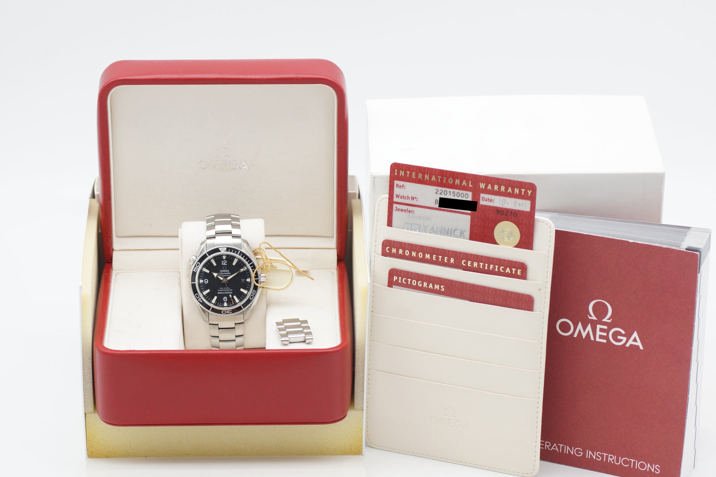 Omega Seamaster Planet Ocean 42 mm 2201.50 Full-Set 2011