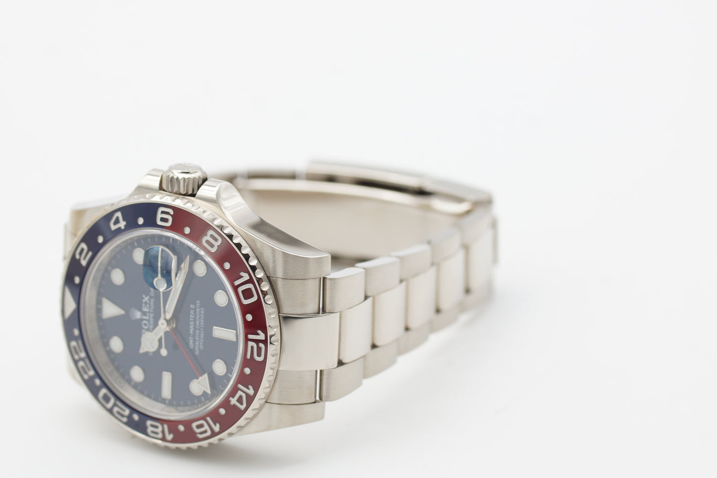 Rolex GMT-Master II Pepsi Weißgold 126719BLRO Full-Set 2020