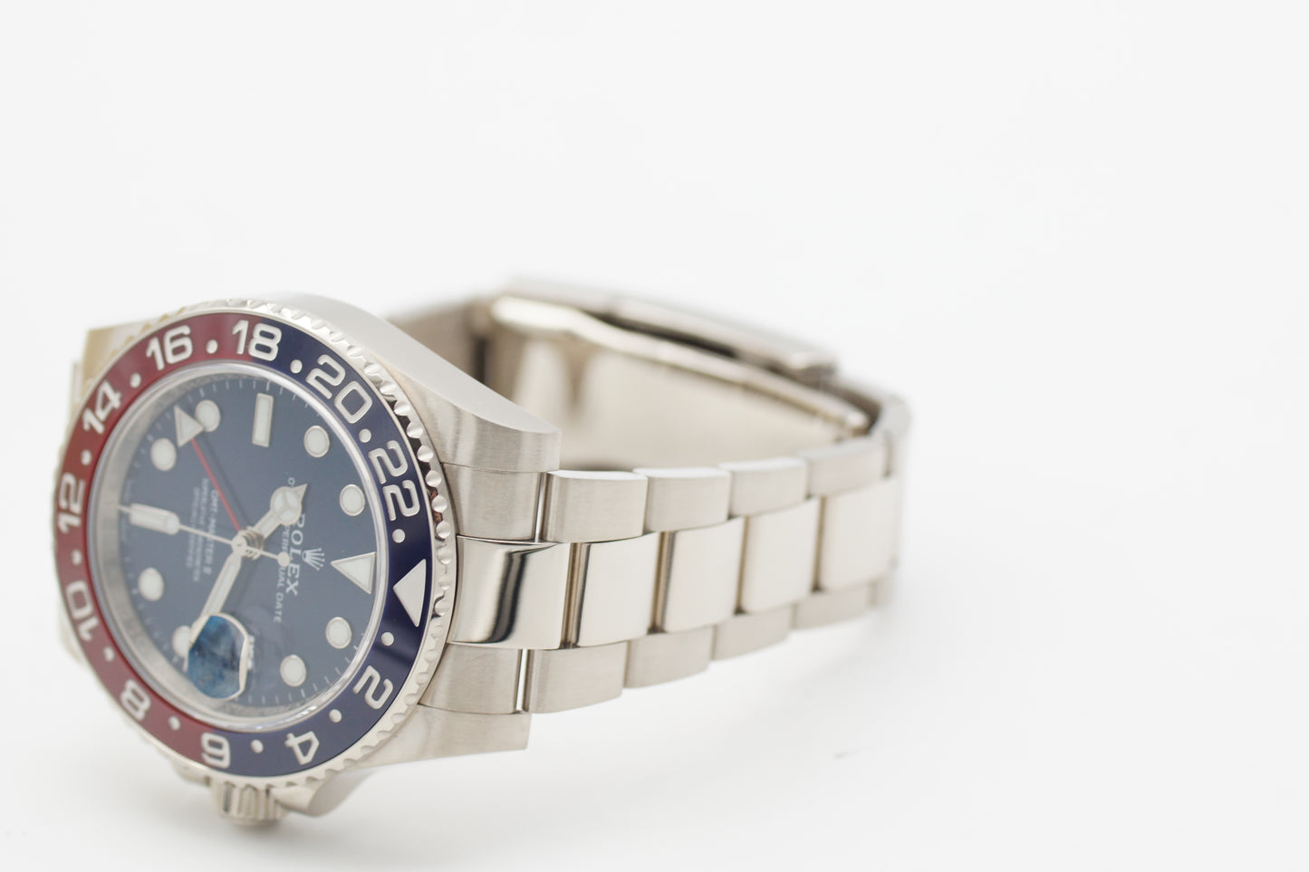 Rolex GMT-Master II Pepsi Weißgold 126719BLRO Full-Set 2020
