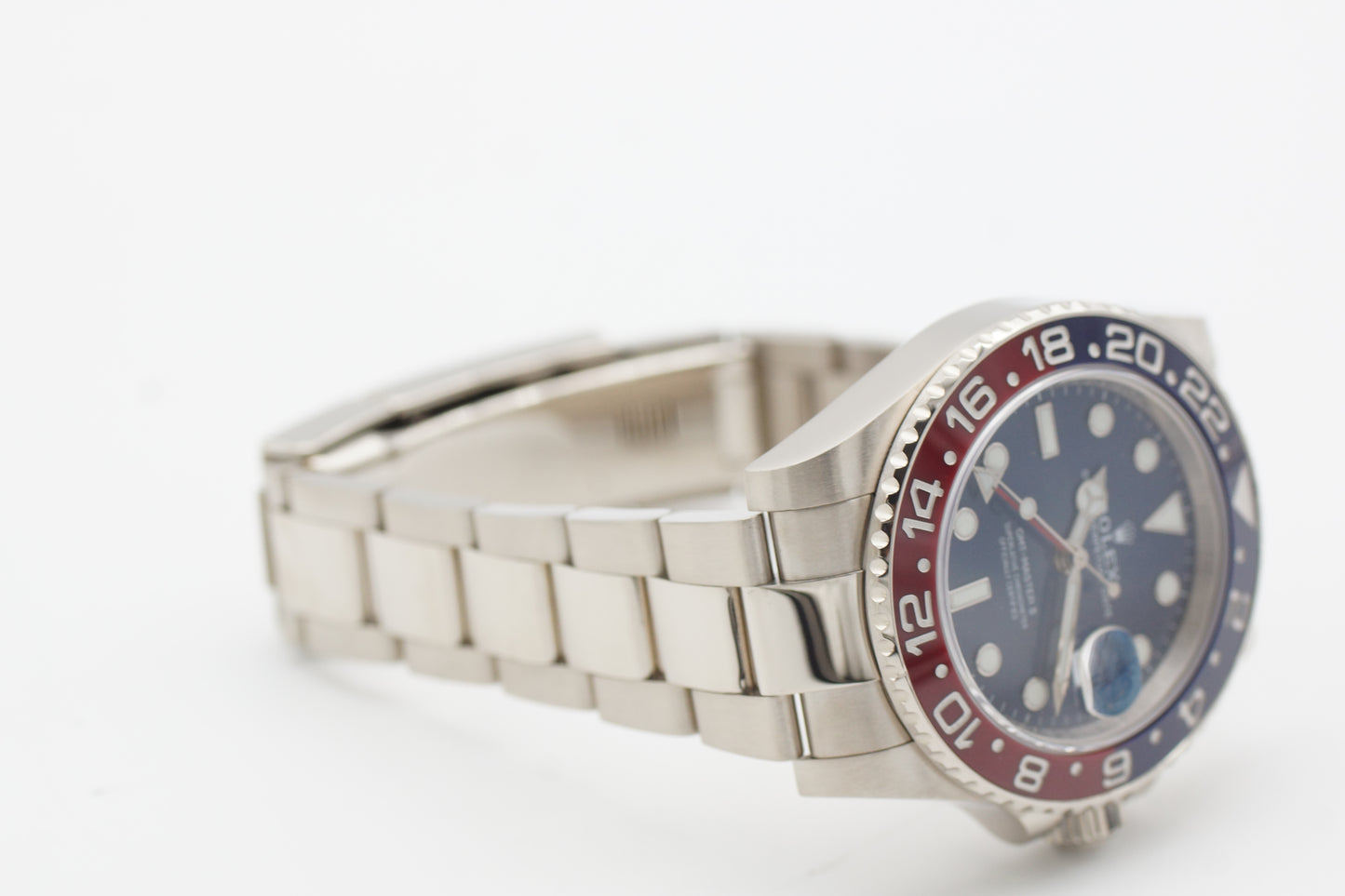Rolex GMT-Master II Pepsi Weißgold 126719BLRO Full-Set 2020