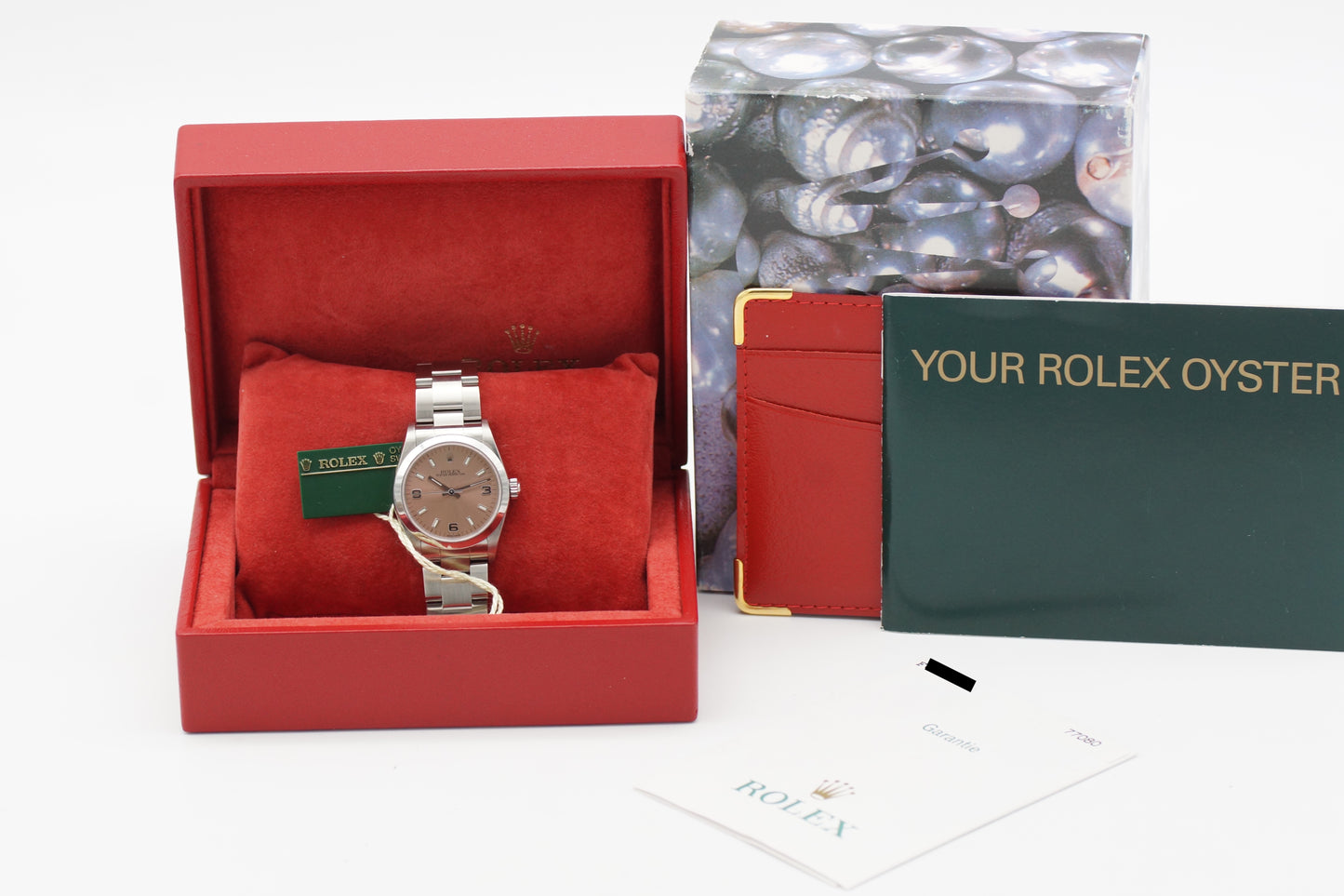 Rolex Oyster Perpetual 31 Pink 77080 Full-Set 2005
