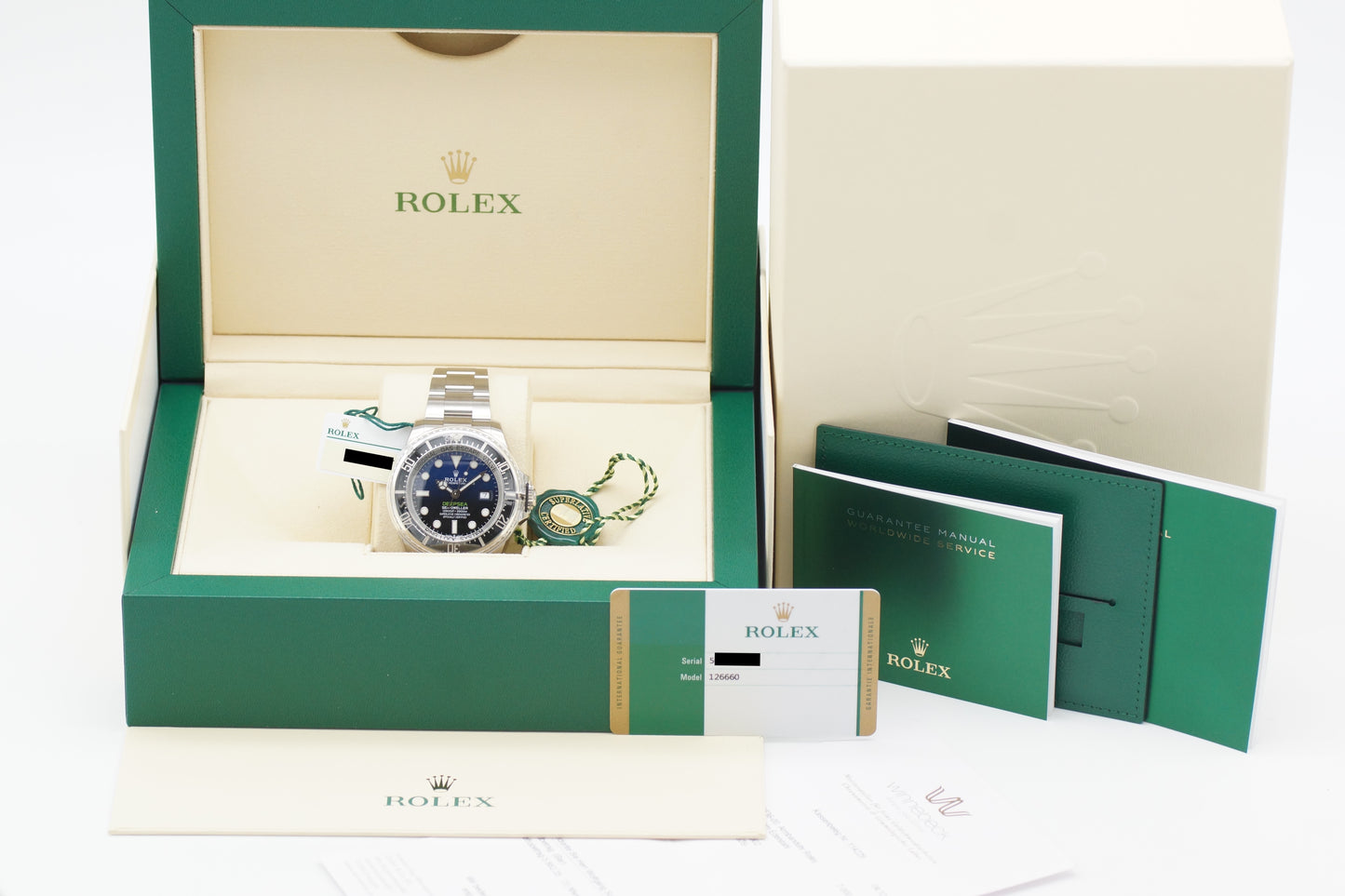 Rolex Sea-Dweller Deepsea 126660 Full-Set LC100 NEU 2019