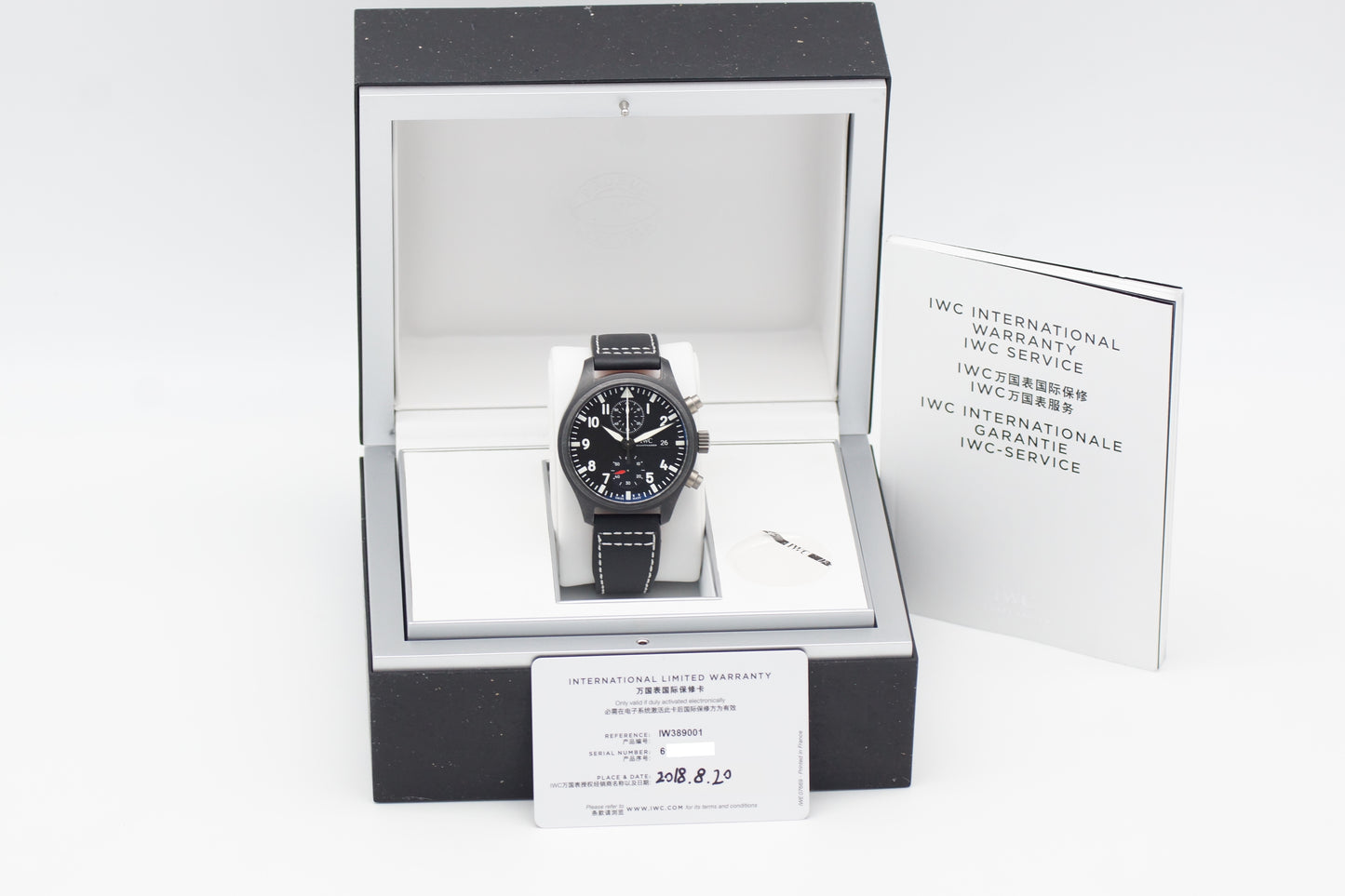 IWC Chronograph Top Gun IW389001 Keramik Full-Set 2018