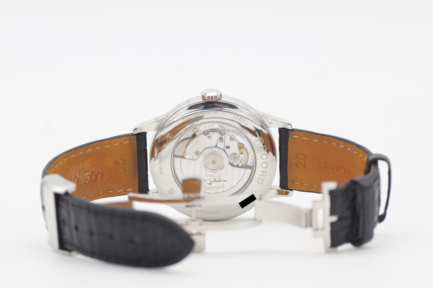 Longines Record L2.821.4.96.2 Blau Full-Set 2021