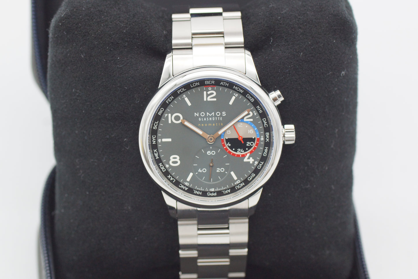 NOMOS Club Weltzeit 790.51 Volcano Full-Set 2025 NEU