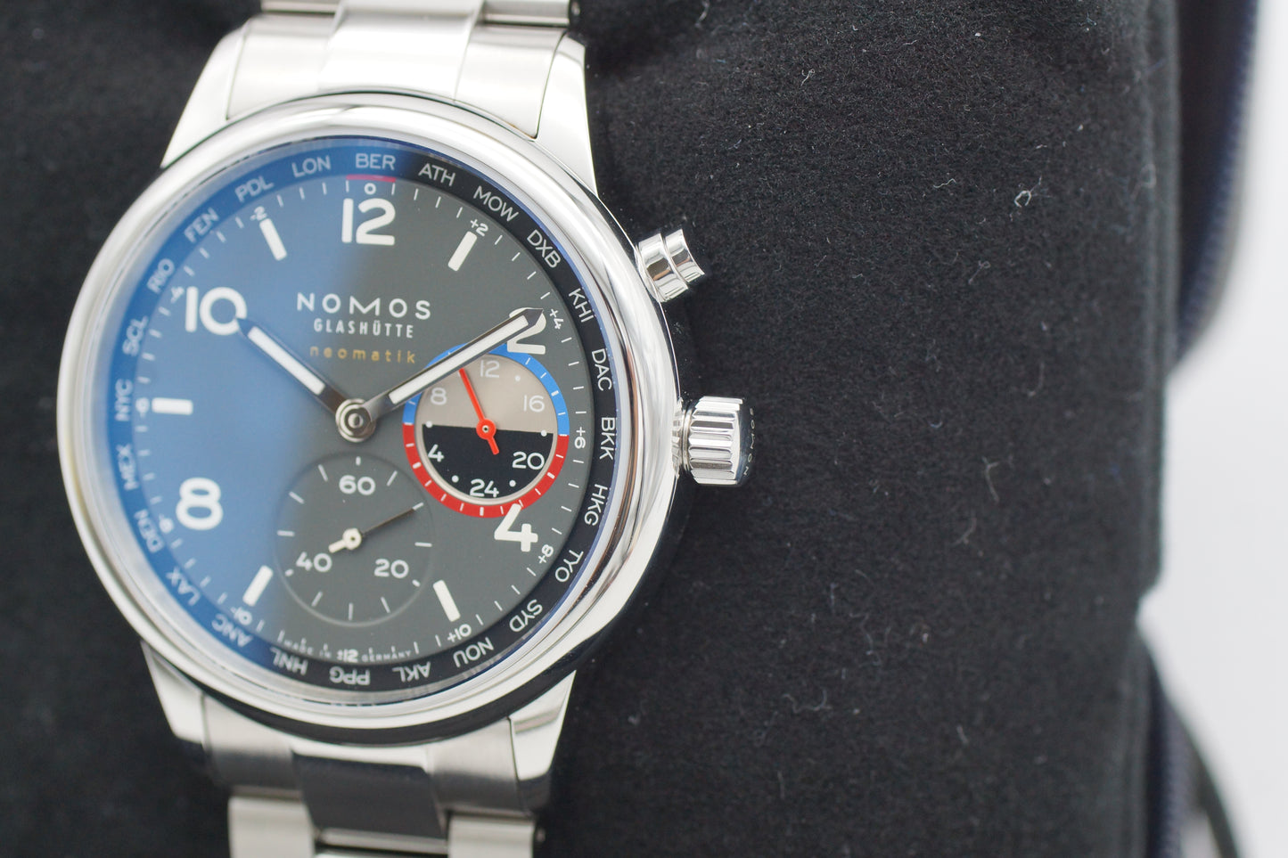 NOMOS Club Weltzeit 790.51 Volcano Full-Set 2025 NEU