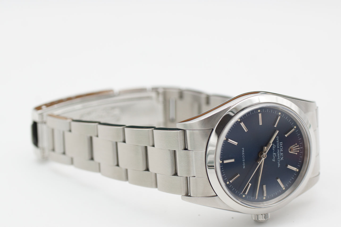 Rolex Air-King Precision 14000 Blau Full-Set 1999