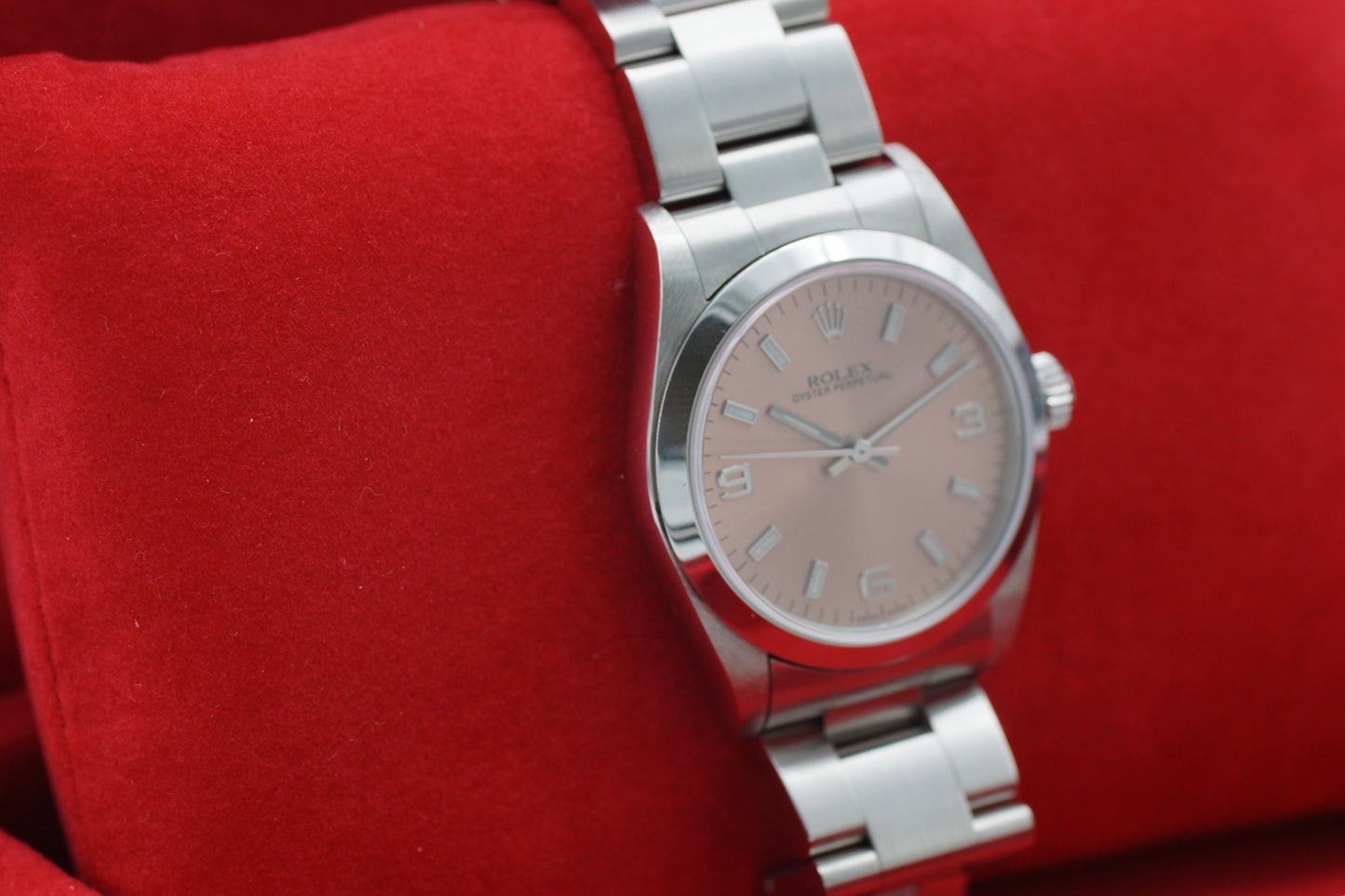 Rolex Oyster Perpetual 31 Rosa 77080 Full-Set 2001