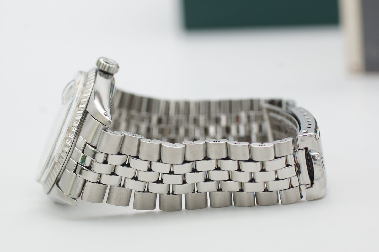Rolex Datejust 1603 Silber Full-Set 1968