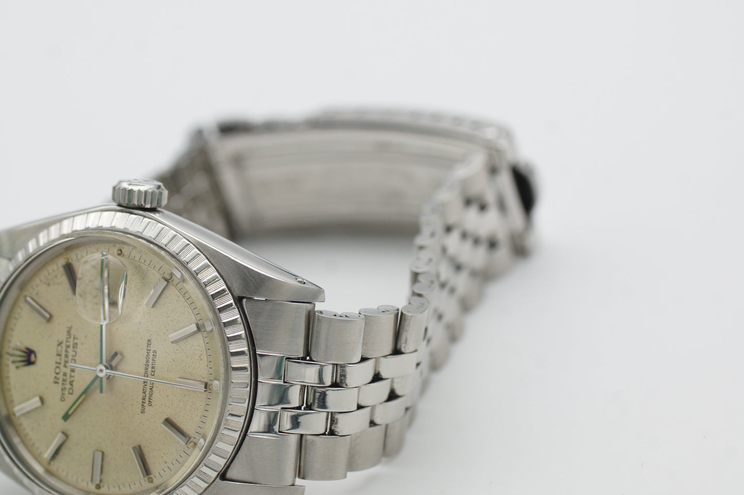 Rolex Datejust 1603 Silber Full-Set 1968