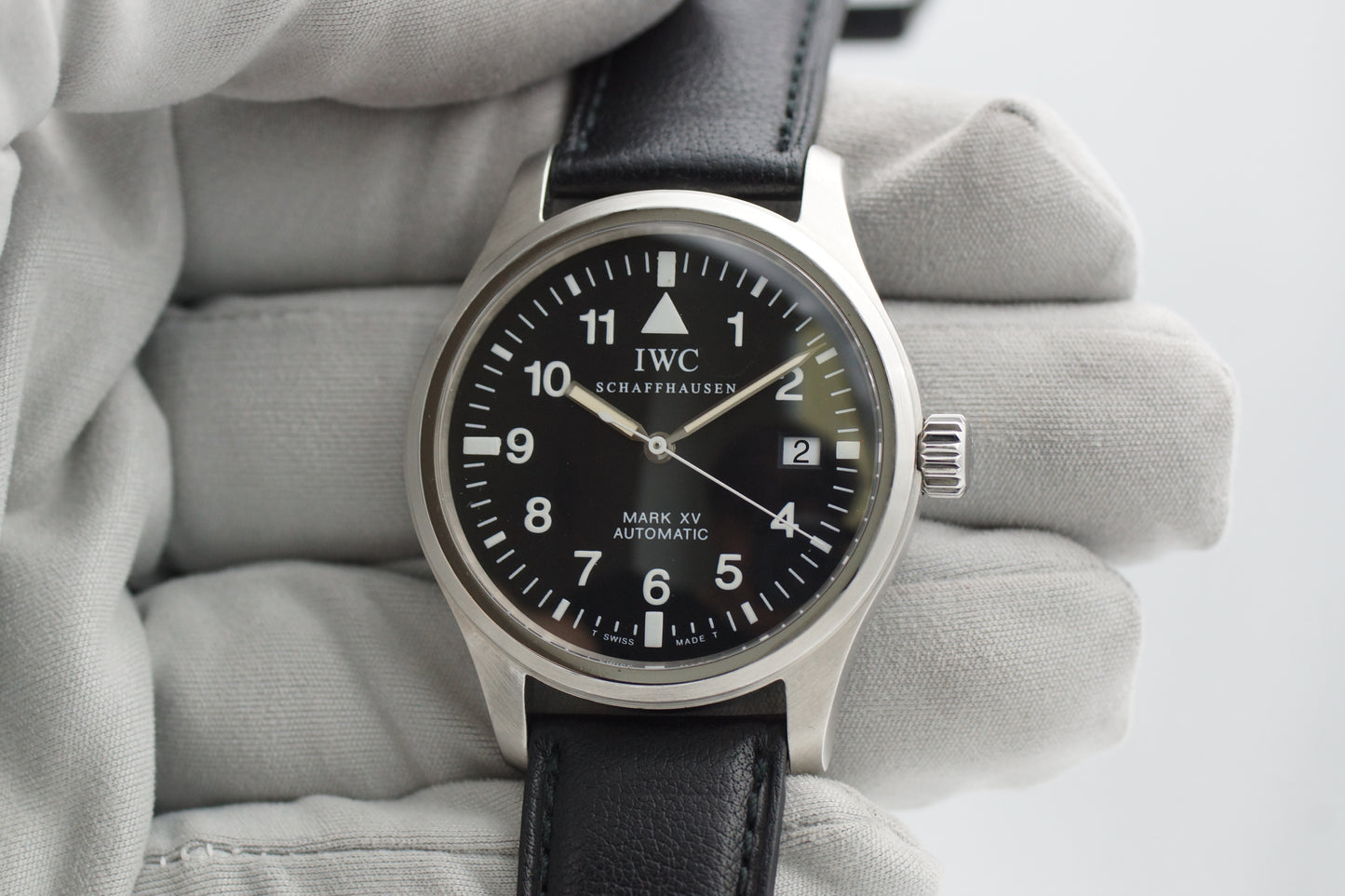IWC Pilot Mark XV IW325301 Schwarz 38mm 1990