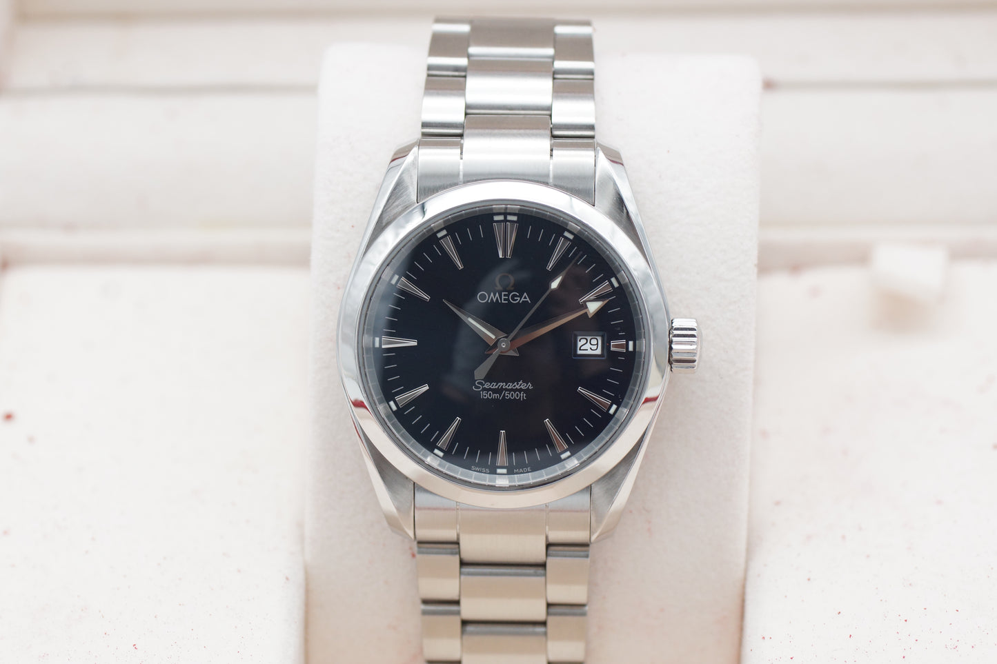 Omega Seamaster Aqua Terra 2518.80 Blau Box/Papiere 2004