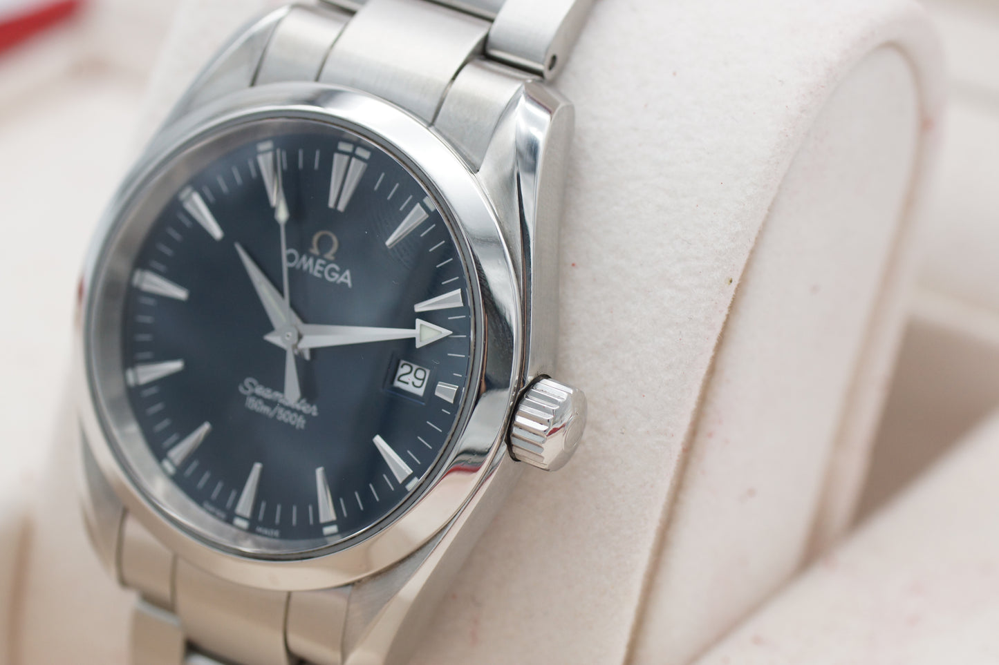 Omega Seamaster Aqua Terra 2518.80 Blau Box/Papiere 2004