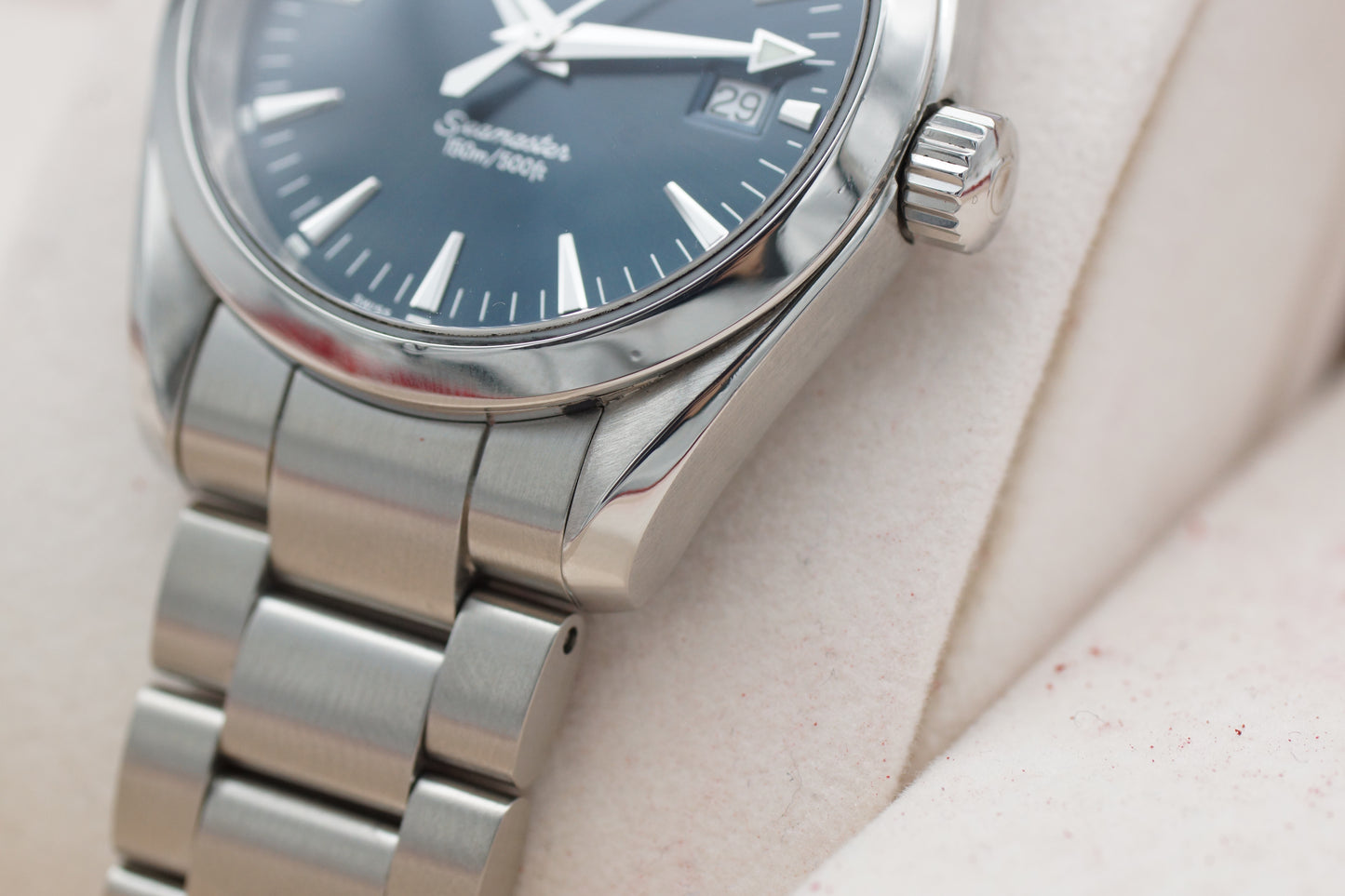 Omega Seamaster Aqua Terra 2518.80 Blau Box/Papiere 2004
