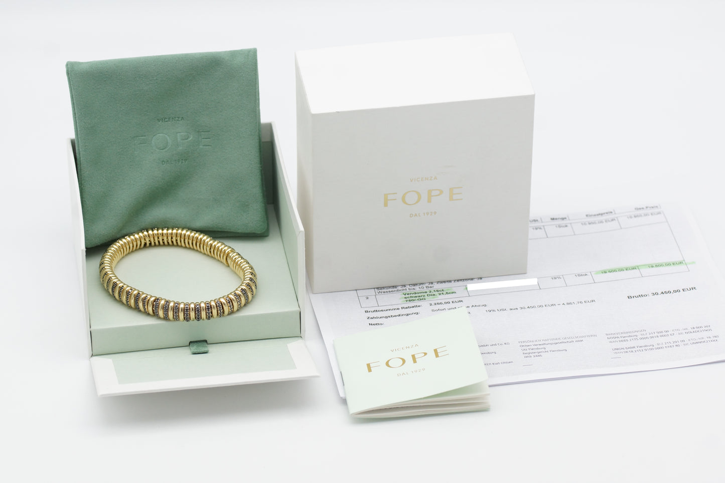 Fope Vendome Armband 18k Gelbgold 2,16ct Full-Set 2024 NP: 19.500 €