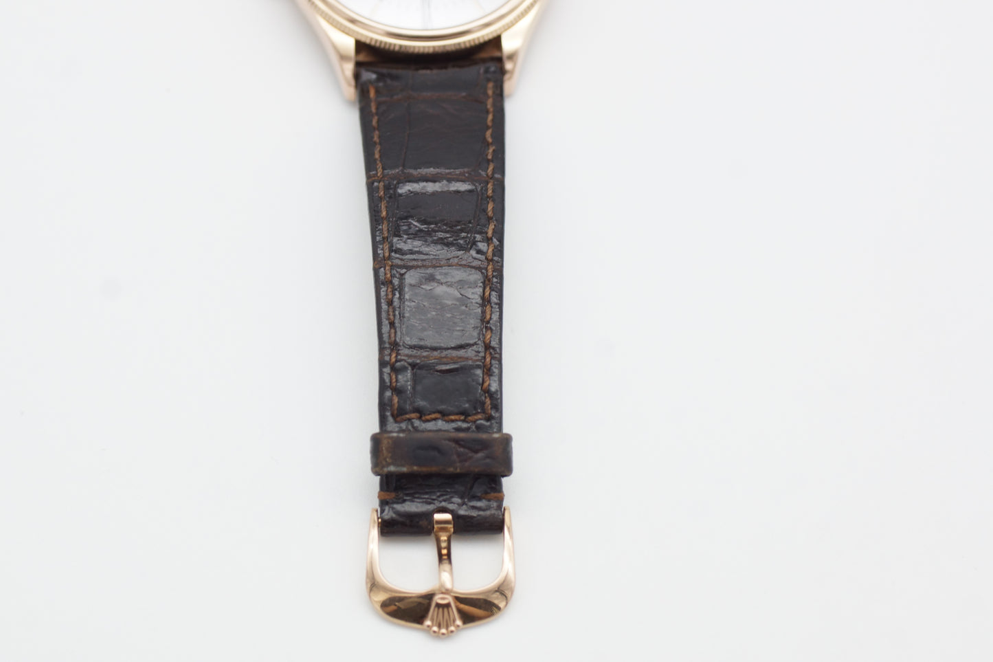 Rolex Cellini Time 18k Rotgold 50505 Weiß 04/2015 LC100