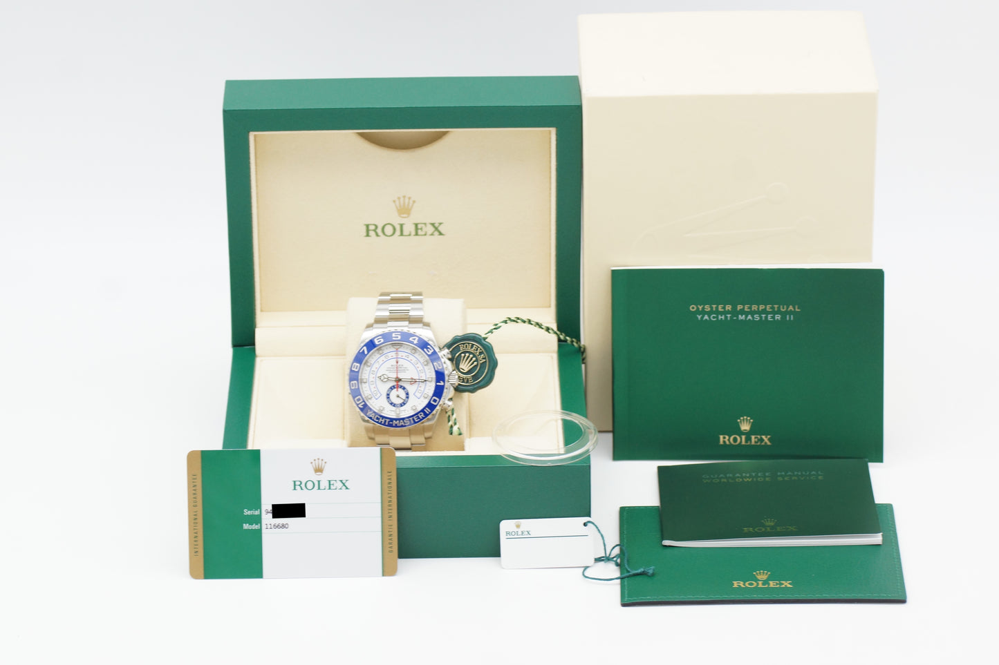 Rolex Yacht-Master II 116680 Full-Set 2019 LC100 DE