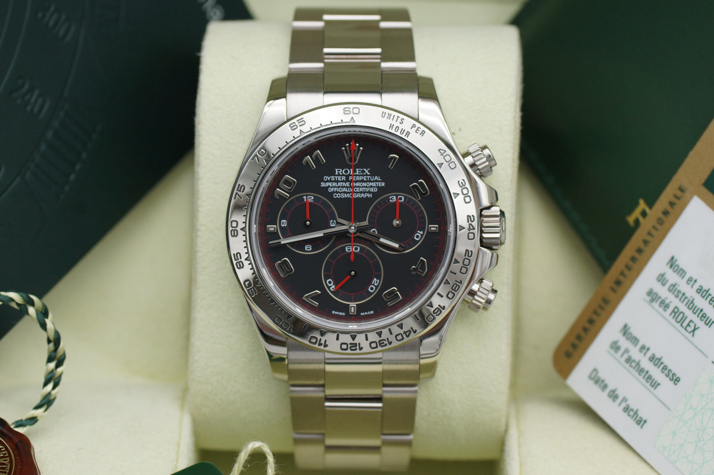 Rolex Daytona Weißgold 116509 Racing Full-Set 2007 (LC026)