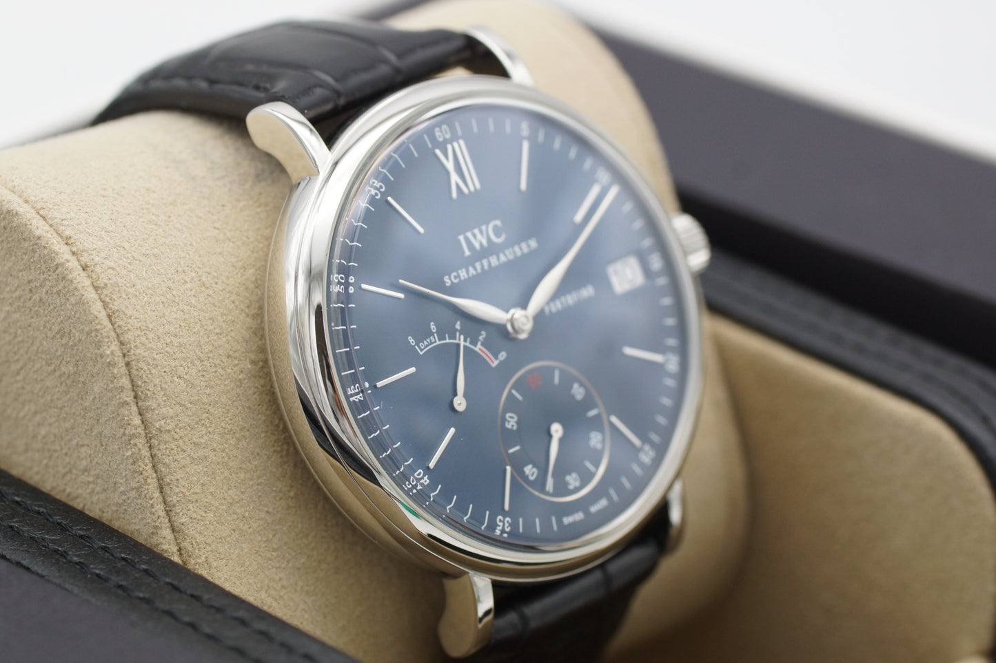 IWC Portofino 8 Days Blau IW510106 Full-Set 2017