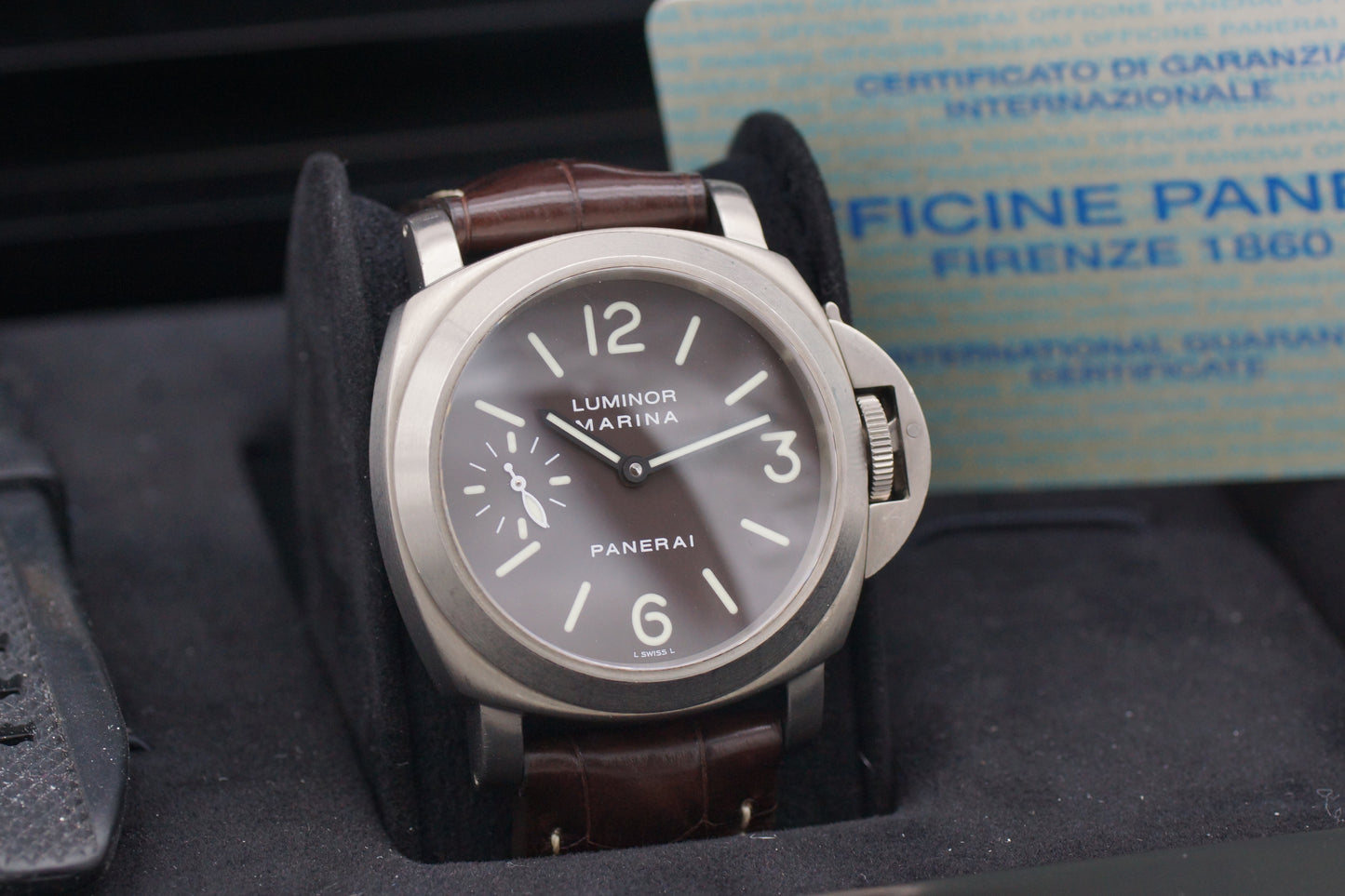 Panerai Luminor Marina Titan PAM00061 Braun Full-Set 2000