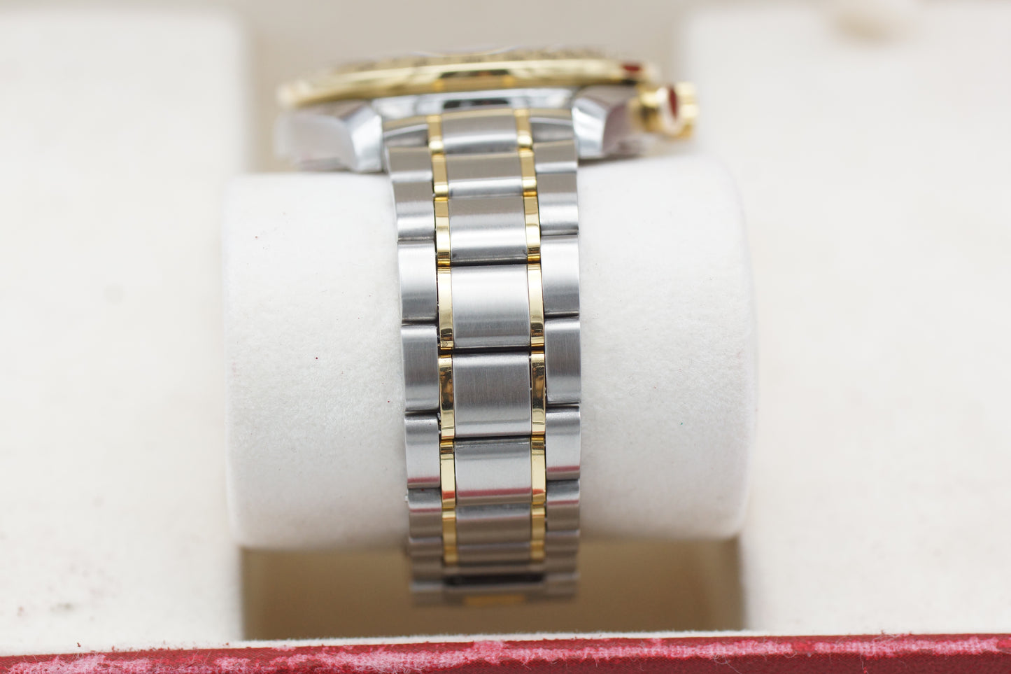 Omega Speedmaster Date Bicolor 3313.33 Weiß 1997 Full-Set