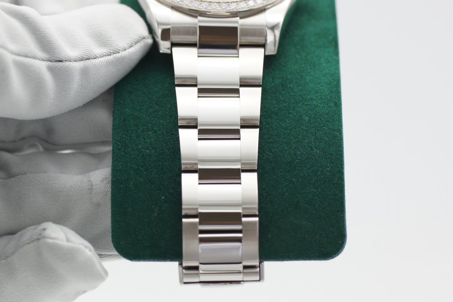 Rolex Datejust 36 Factory Diamant Lünette 116244 Schwarz
