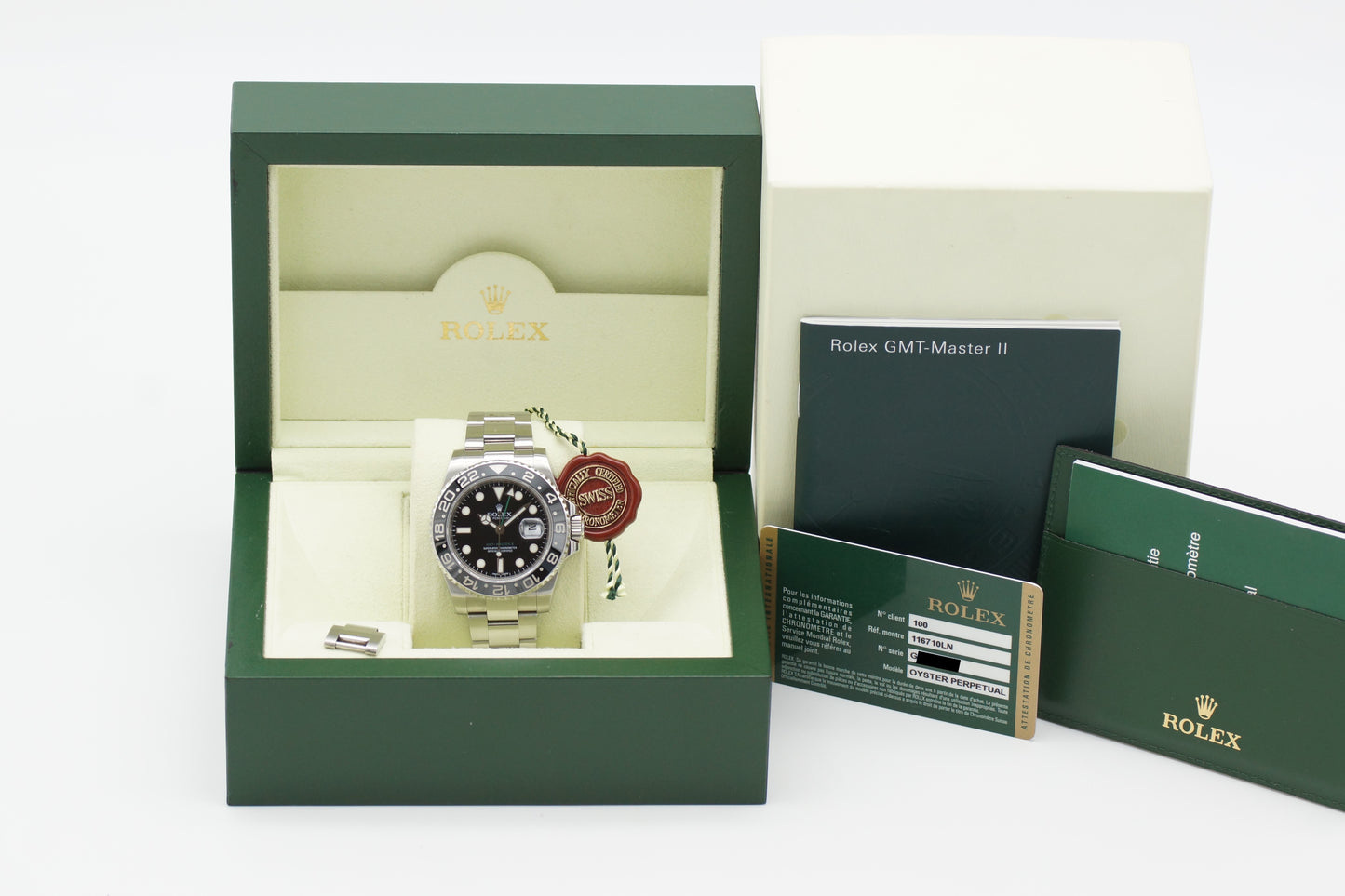 Rolex GMT-Master II 116710 LN Full-Set 2012 LC100