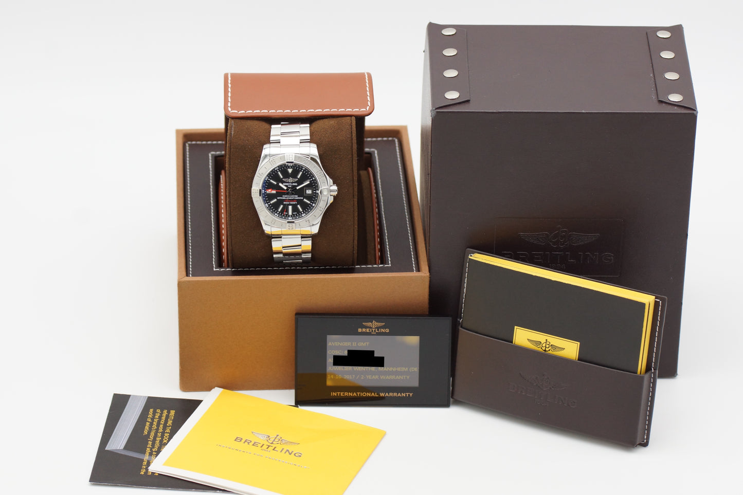 Breitling Avenger II GMT A3239011 Full-Set 2017