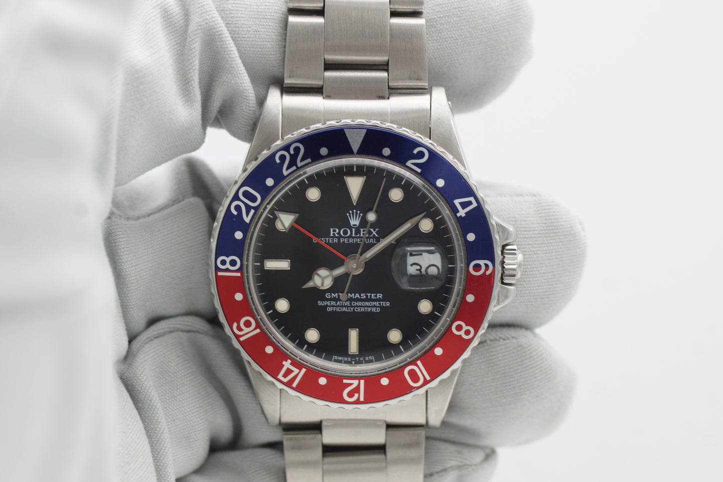 Rolex GMT-Master Pepsi 16750 Schwarz 1985