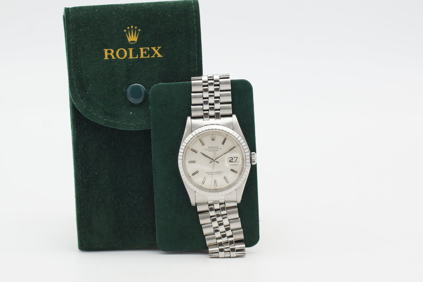 Rolex Datejust 36 Rail Dial 1603 Etui 1973