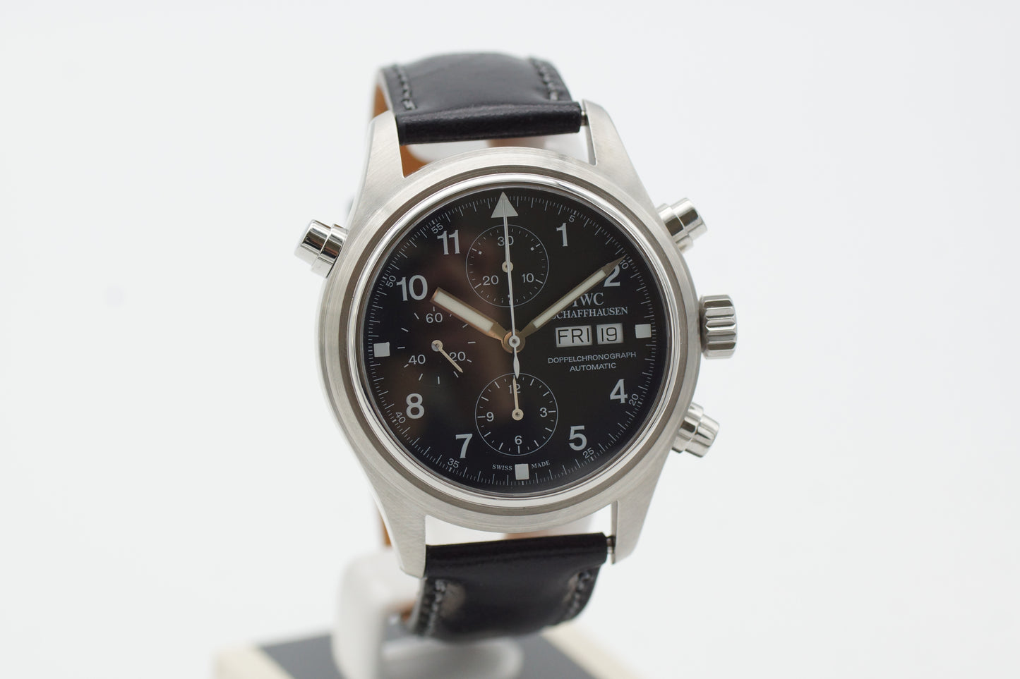 IWC Fliegeruhr Doppelchronograph IW3713 Schwarz 2000