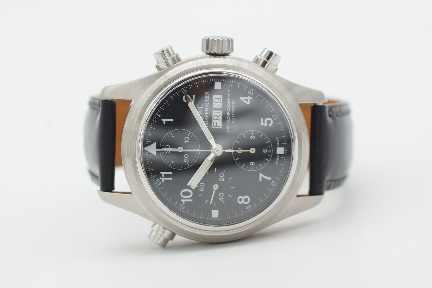IWC Fliegeruhr Doppelchronograph IW3713 Schwarz 2000