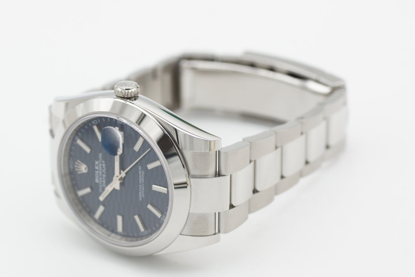 Rolex Datejust 41 Motif Blau 126300 Full-Set 2023