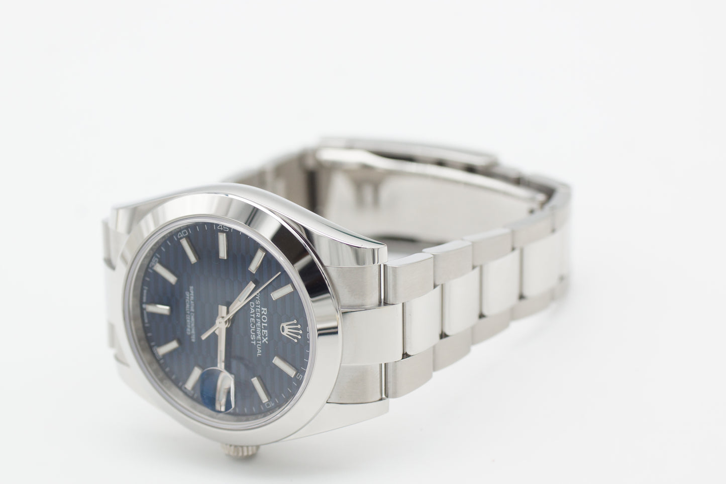 Rolex Datejust 41 Motif Blau 126300 Full-Set 2023