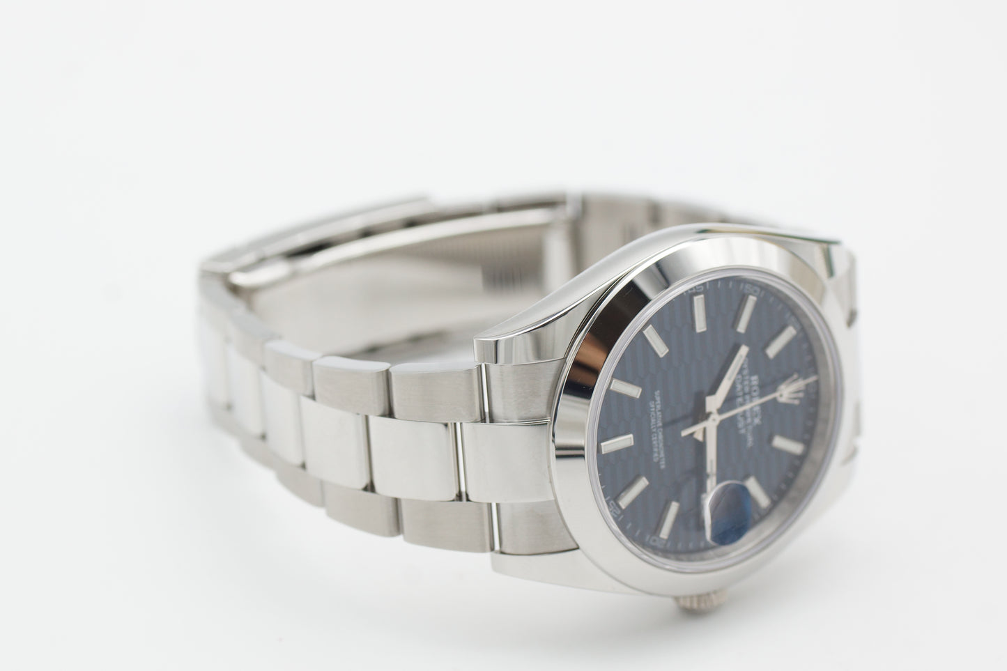 Rolex Datejust 41 Motif Blau 126300 Full-Set 2023