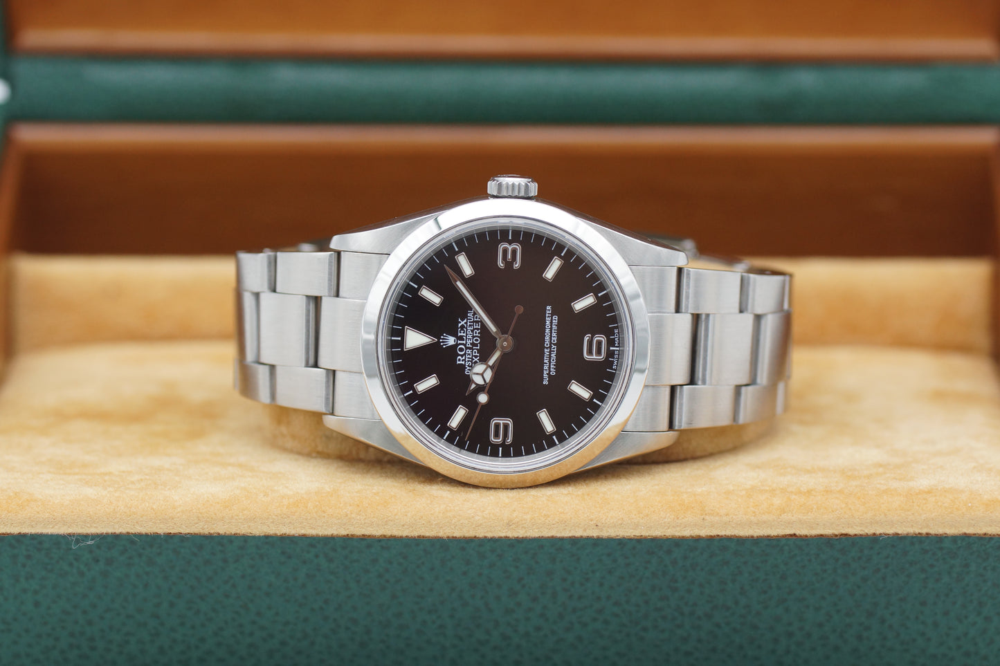 Rolex Explorer I 36 114270 Box/Papiere 2003
