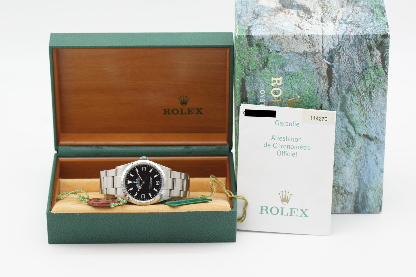 Rolex Explorer I 36 114270 Box/Papiere 2003