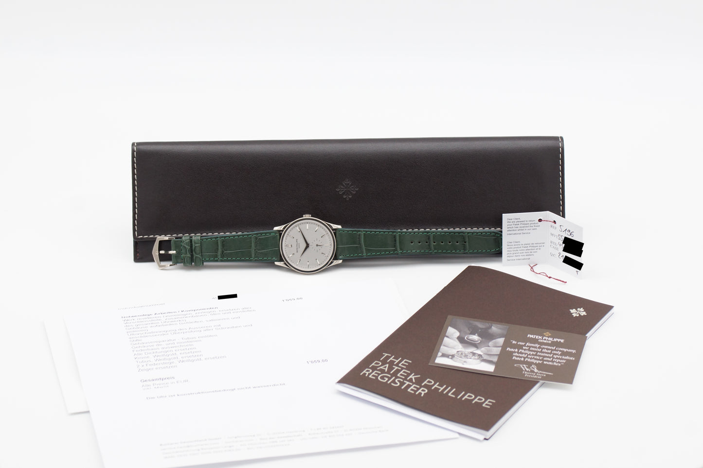 Patek Philippe Calatrava 5196G-001 Weißgold Patek Service 10/2025