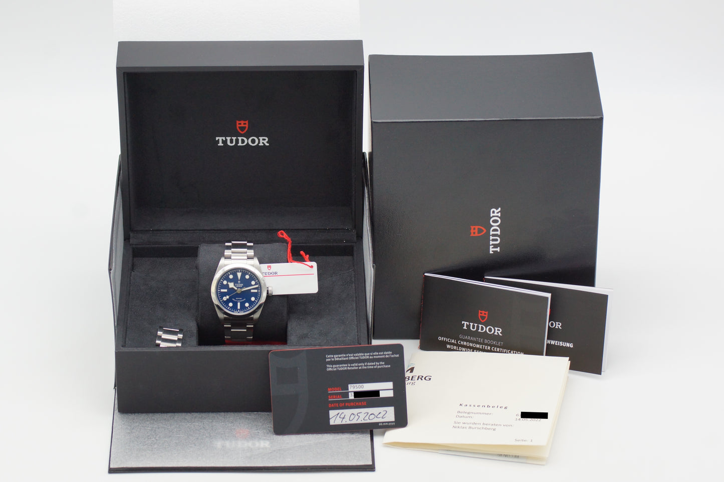 Tudor Black Bay 36 79500 Blau Full-Set 2022