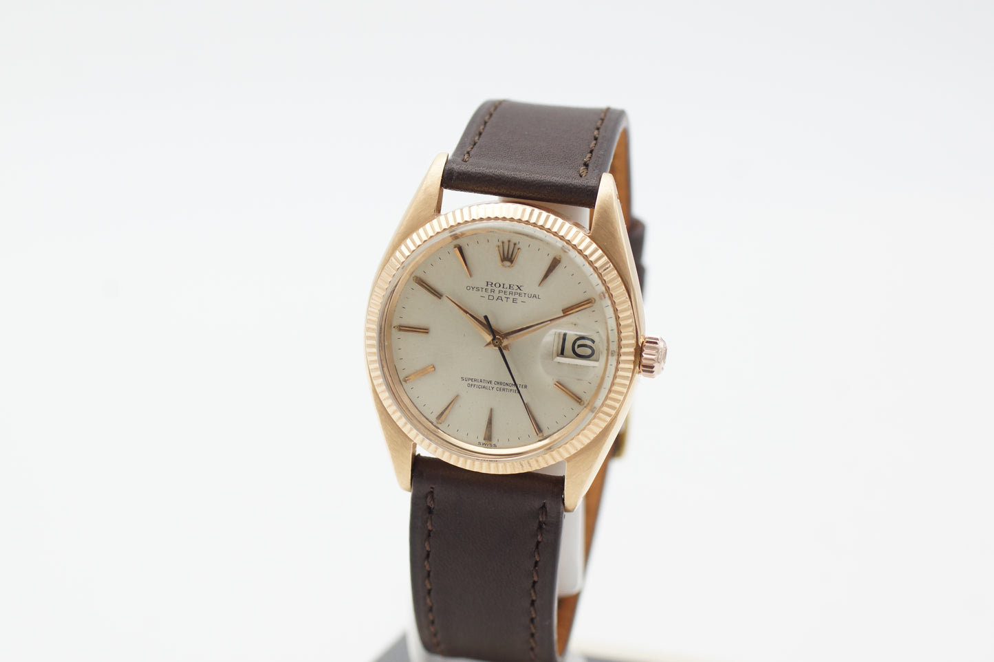 Rolex Oyster Perpetual Date 34 1503 Rosegold 1960