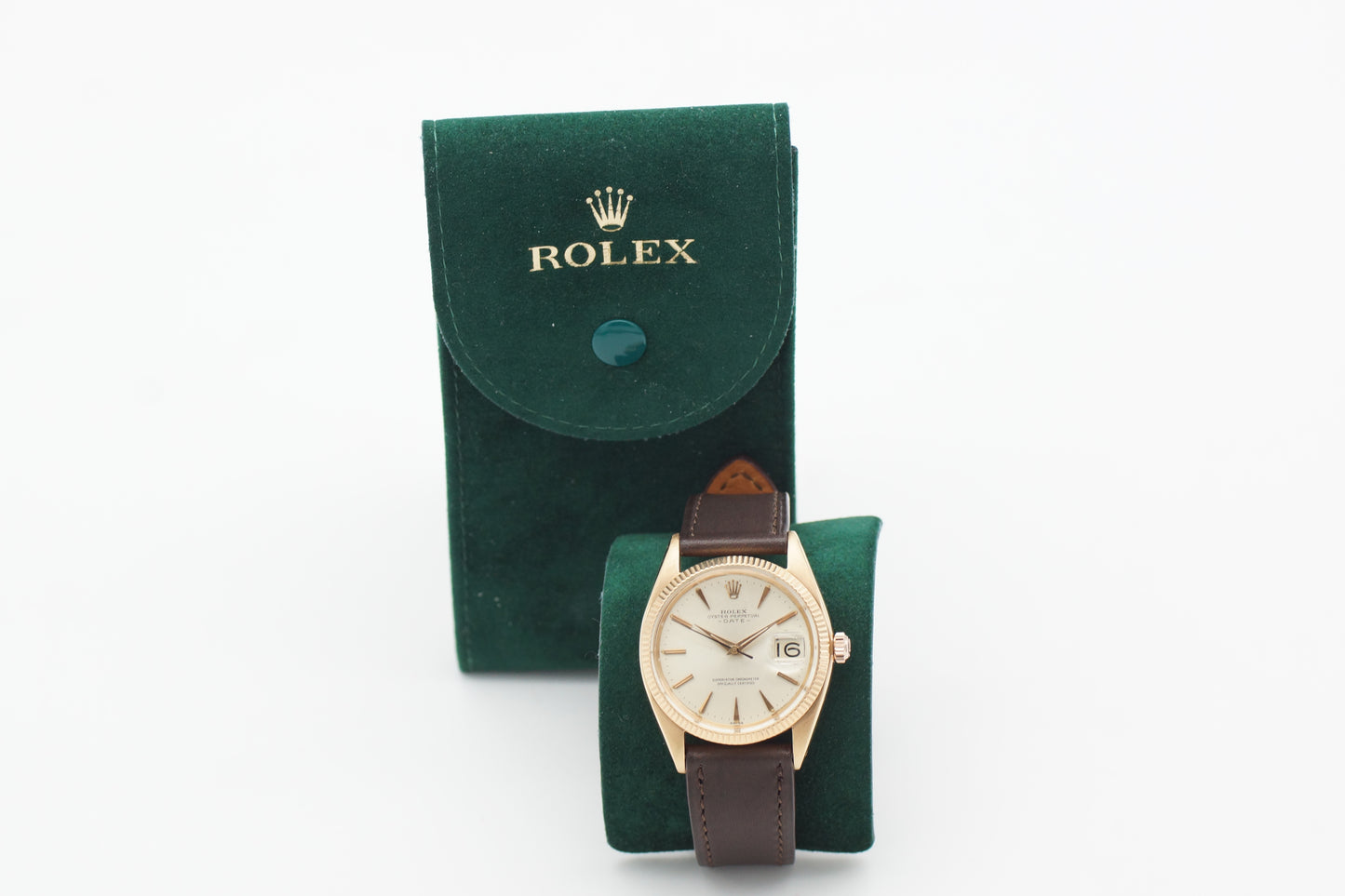 Rolex Oyster Perpetual Date 34 1503 Rosegold 1960