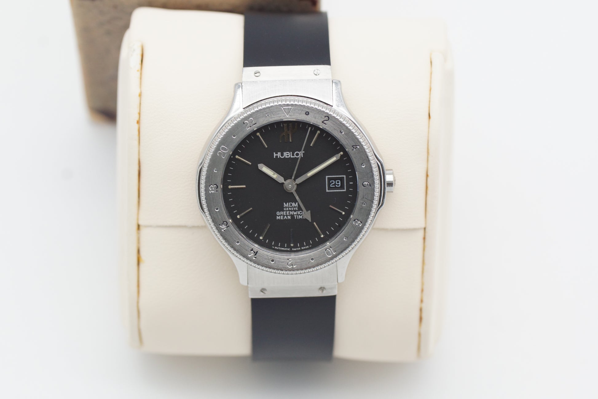 Hublot MDM greenwich mean time Automatik Stahl – Uhren Primus