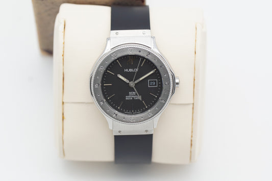 Hublot MDM greenwich mean time Automatik Stahl