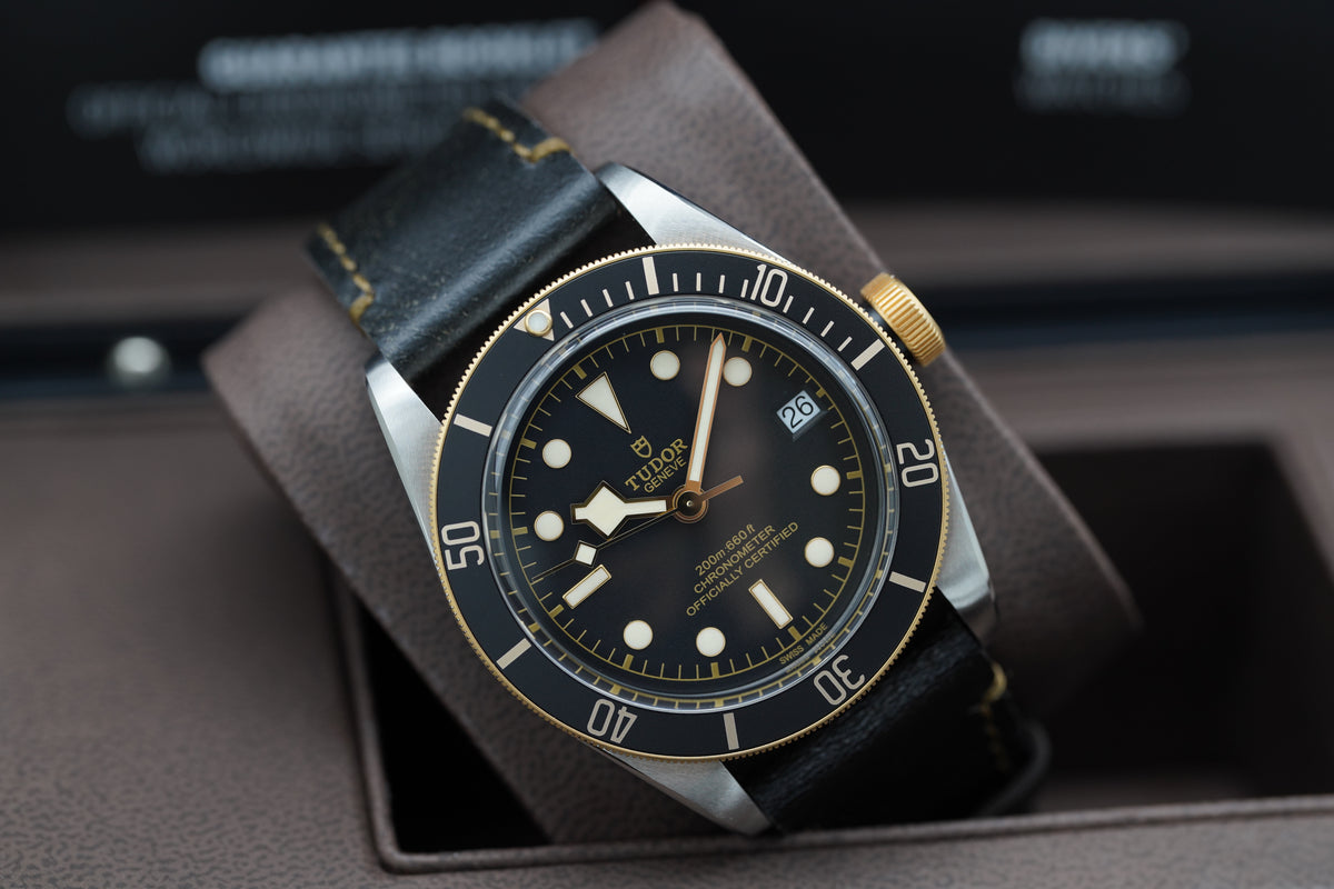 Tudor Black Bay Chrono 79733N Schwarz Full-Set 2017