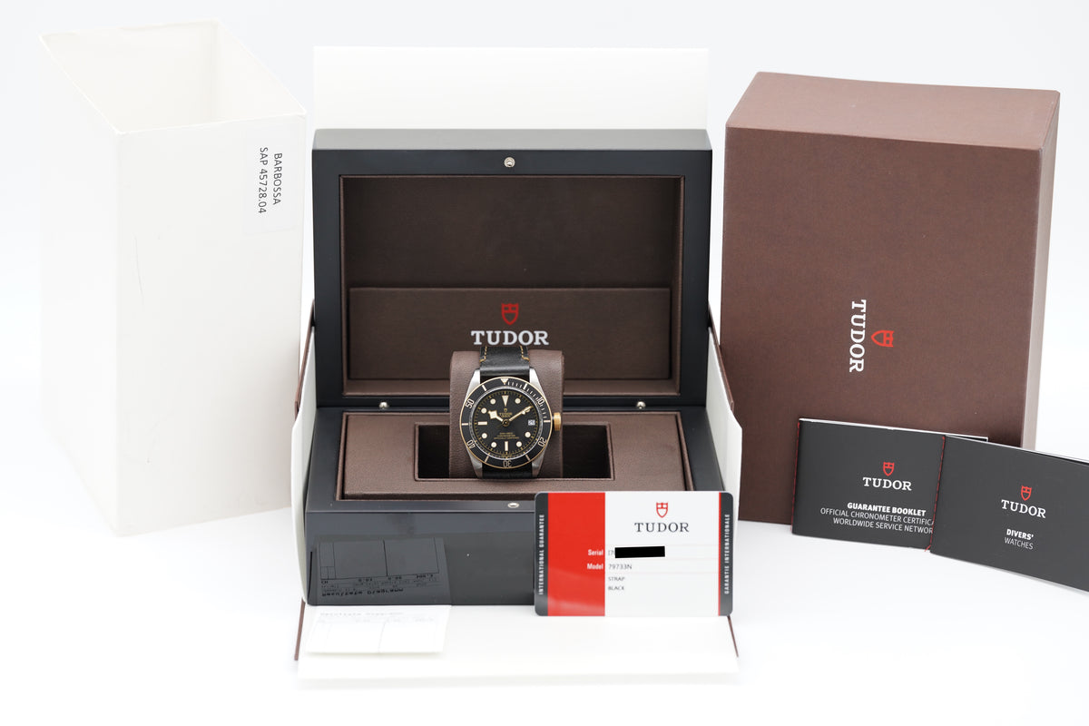 Tudor Black Bay Chrono 79733N Schwarz Full-Set 2017
